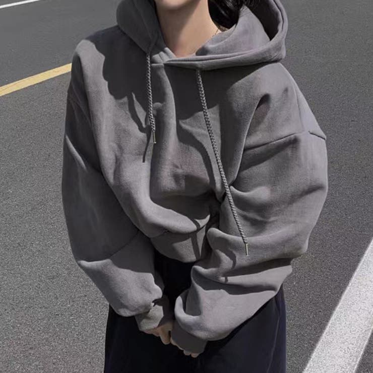 ダークグレー | パーカー トレーナー 裏起毛 | teddyshop