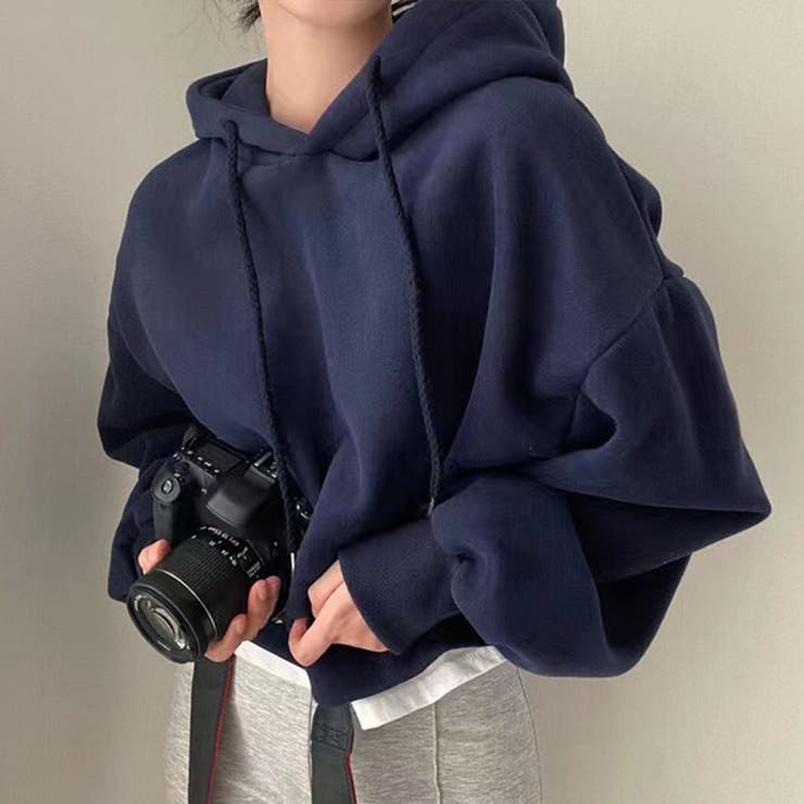 ネイビー | パーカー トレーナー 裏起毛 | teddyshop