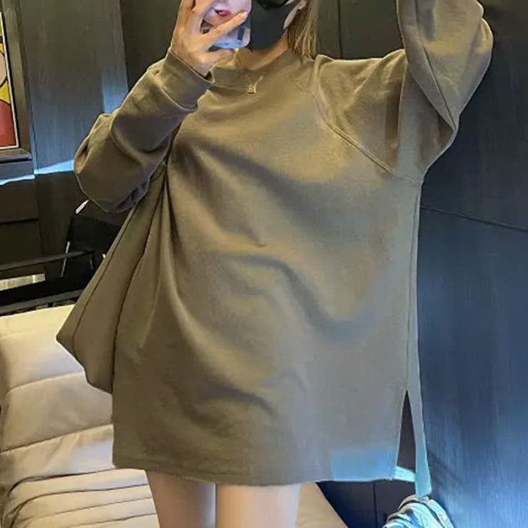 オリーブ | プルオーバー オーバーサイズ トップス | teddyshop