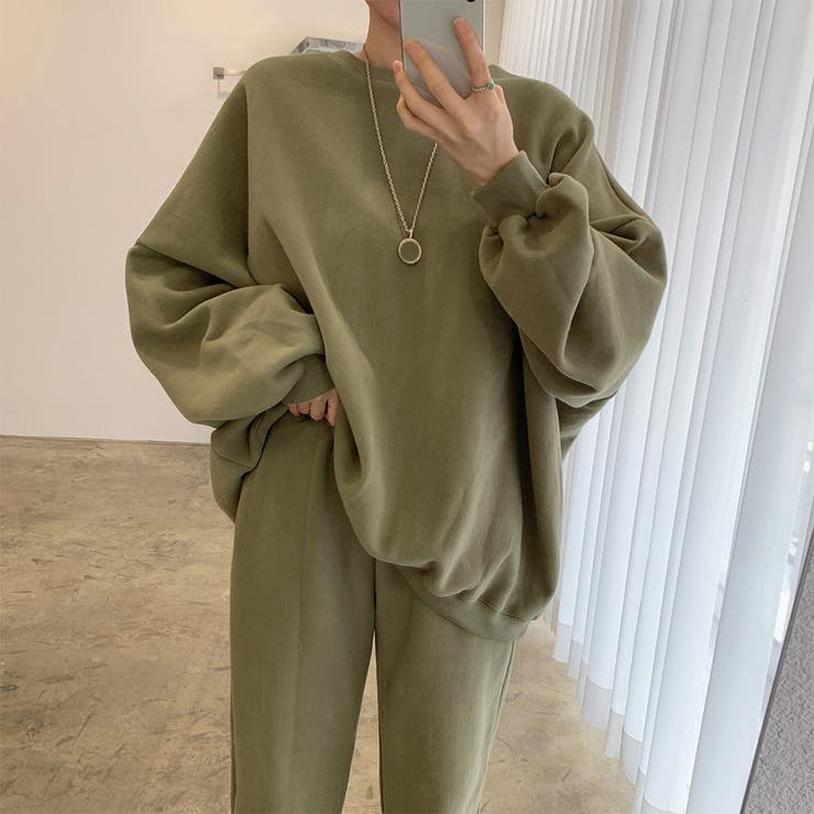スウェット セットアップ 裏起毛[品番：TY000007622]｜teddyshop