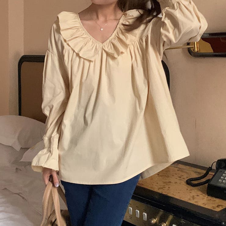 クリーム | ブラウス トップス 長袖 | teddyshop