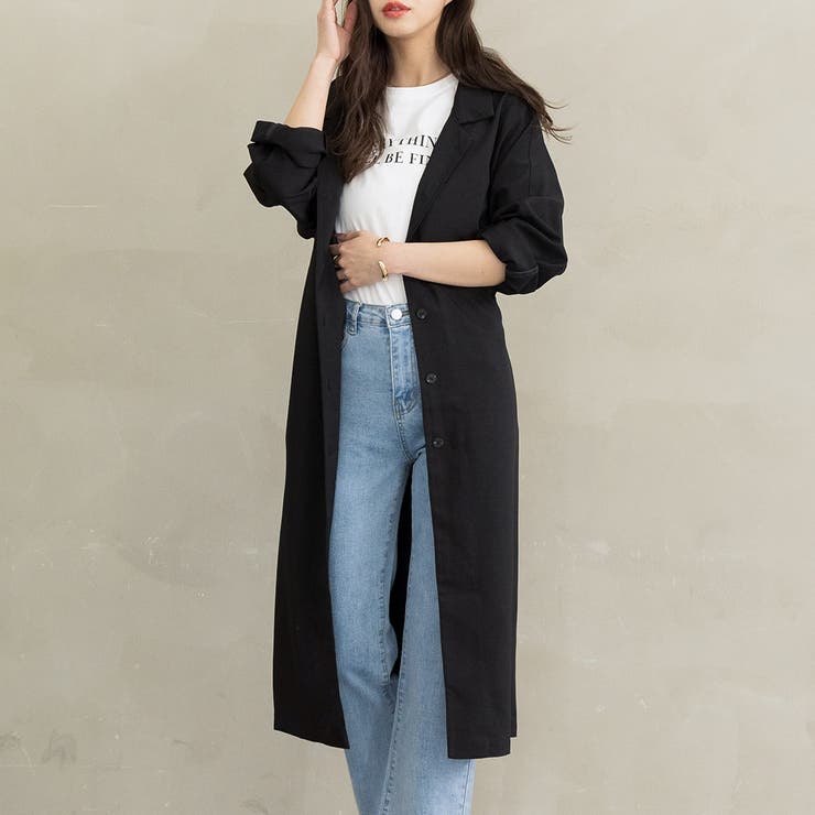 ブラック | シャツワンピース ワンピース ロング | teddyshop