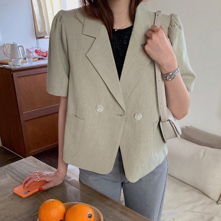 グレー | ライトアウター サマージャケット 半袖 | teddyshop