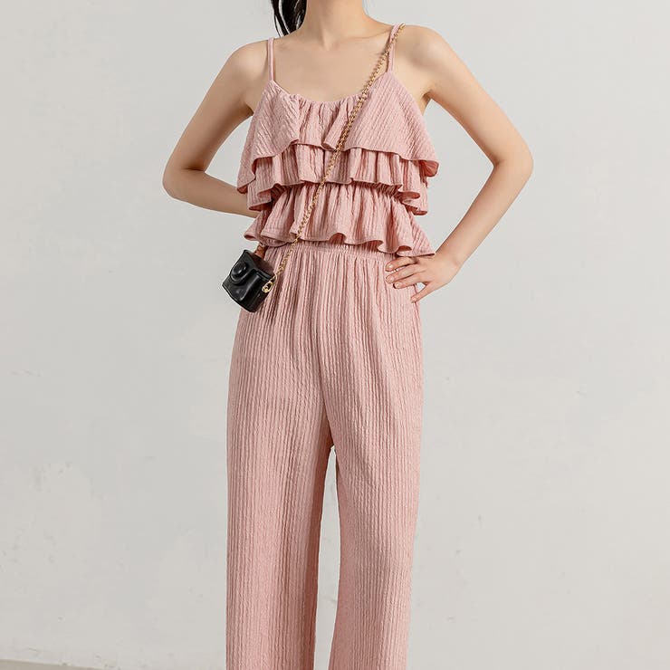 ピンク | セットアップ キャミソール リゾート | teddyshop