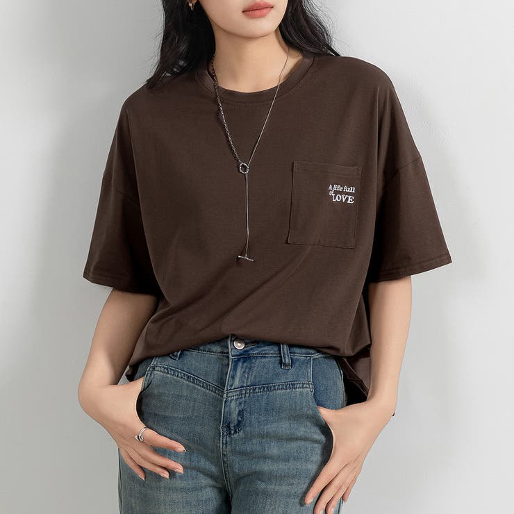 ブラウン | Tシャツ トップス レディース | teddyshop
