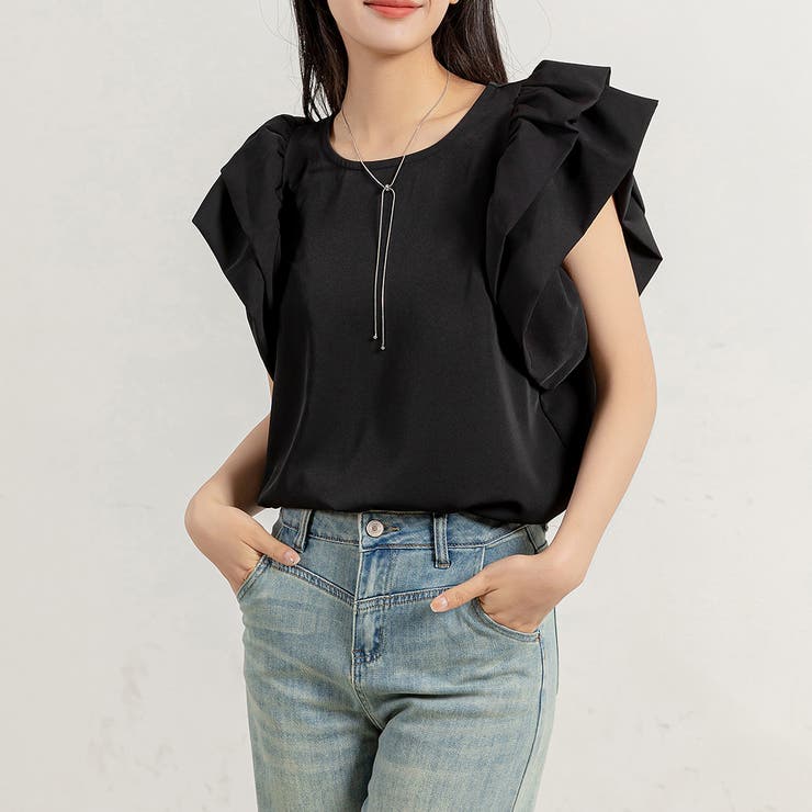 ブラック | ブラウス オフィス トップス | teddyshop