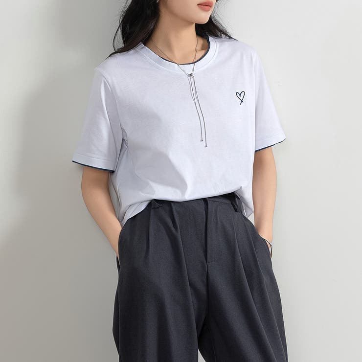 ホワイト | シンプルT レディース Tシャツ | teddyshop