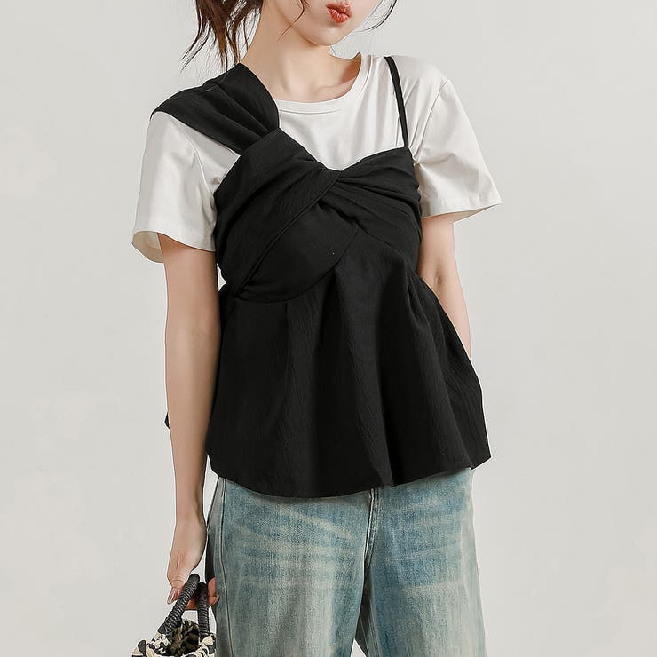 くまぽさま用 日時指定 Bibiy. CHLOE ペプラムビスチェ キャミソール キャミソール ビスチェ ペプラム[品番：TY000008499]｜teddyshop