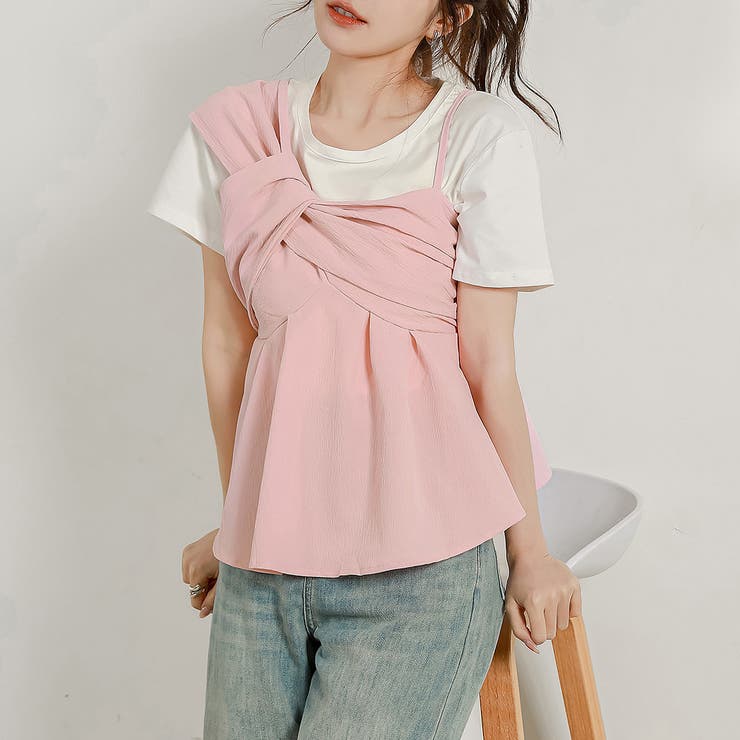 くまぽさま用 日時指定 Bibiy. CHLOE ペプラムビスチェ キャミソール Chloeの「完売【Bibiy.】CHLOE PEPURAMU TOP 」の通販 - WEAR