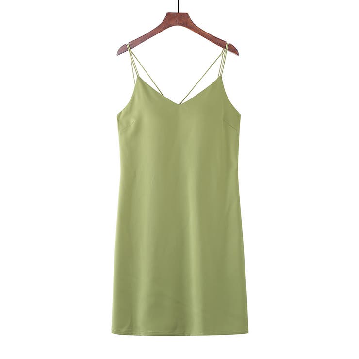 グリーン | インナー ワンピース カップ付き | teddyshop