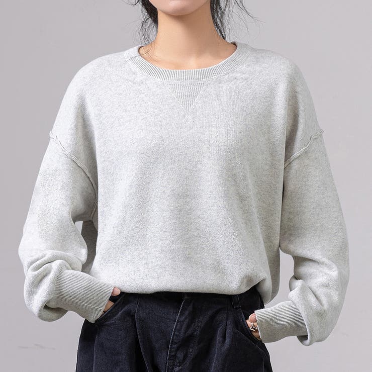 4GIVENESS 売れ筋商品|||フォーギブネス ニット&セーター アウター レディース Sweaters White 150-160]ベルスリーブニット(ニット・セーター) | a.v.v KIDS