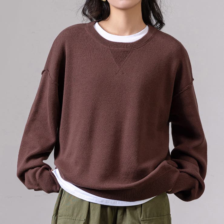 ニット スウェット風 レディース[品番：TY000008719]｜teddyshop