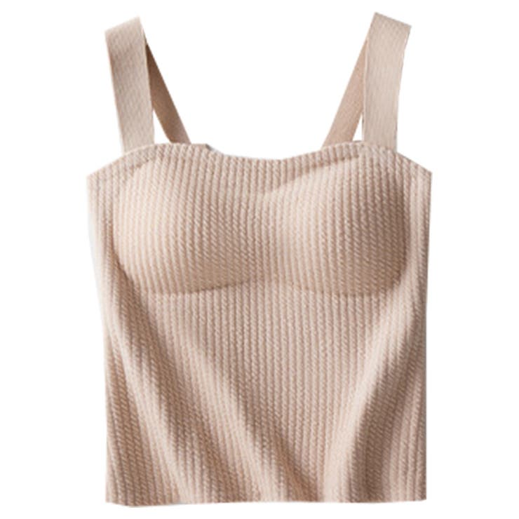 ベージュ | カップ付き キャミソール フェミニン | teddyshop