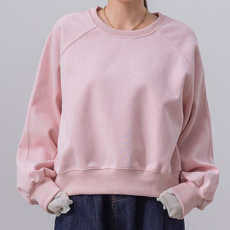 ピンク | スウェット トップス 長袖 | teddyshop