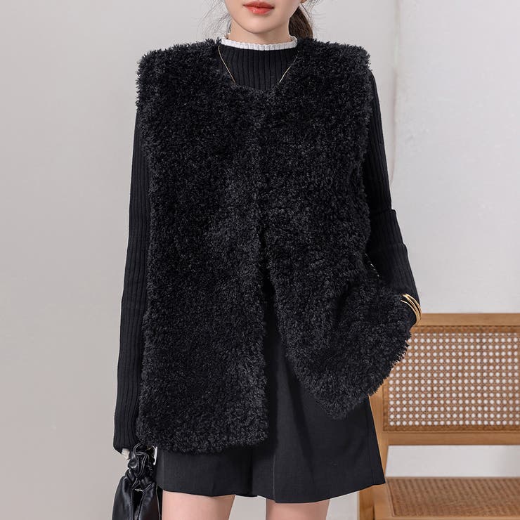 ブラック | レディース トップス ファーベスト | teddyshop