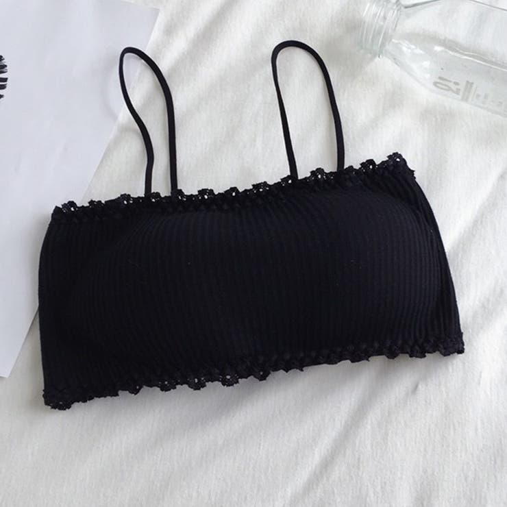 ブラック | ブラトップ キャミソール ショート丈 | teddyshop