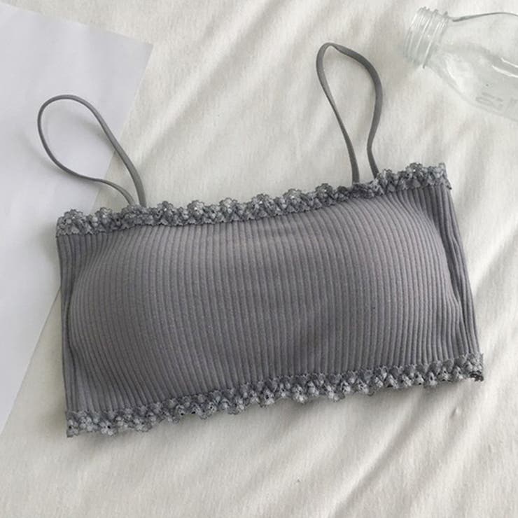 グレー | ブラトップ キャミソール ショート丈 | teddyshop