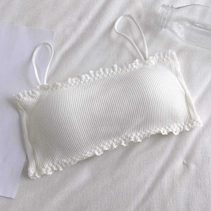 ホワイト | ブラトップ キャミソール ショート丈 | teddyshop