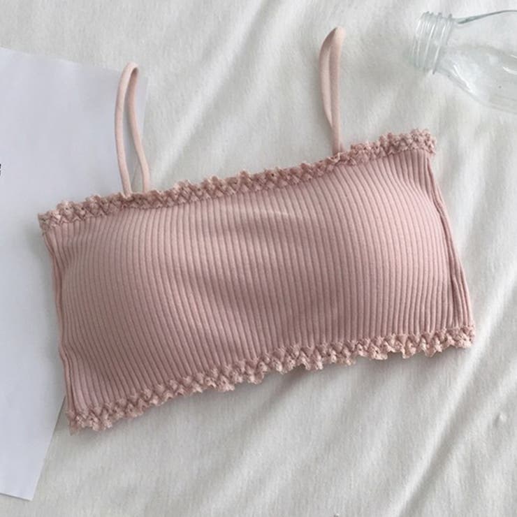 ピンク | ブラトップ キャミソール ショート丈 | teddyshop