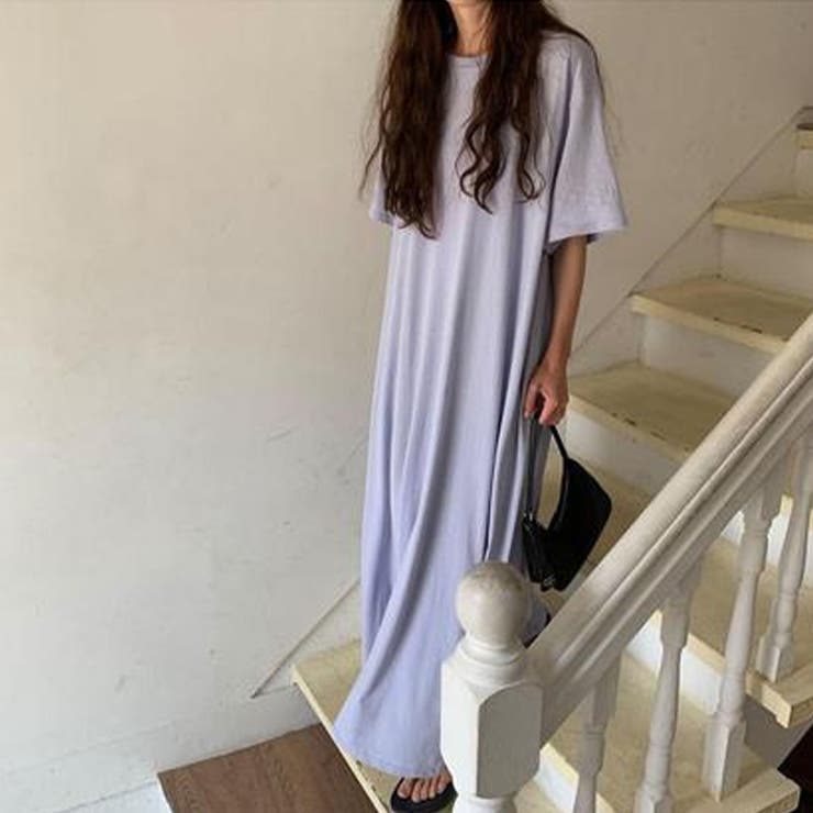 ラベンダー | Tシャツ ワンピース 半袖 | teddyshop