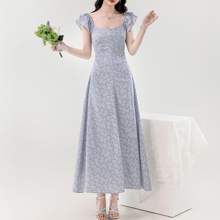 ペールブルー | ワンピース レディース ロング | teddyshop