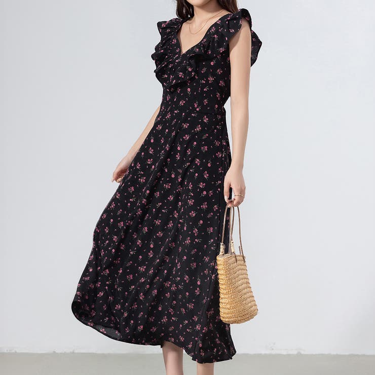 フラワー | ワンピース レディース ロング丈 | teddyshop