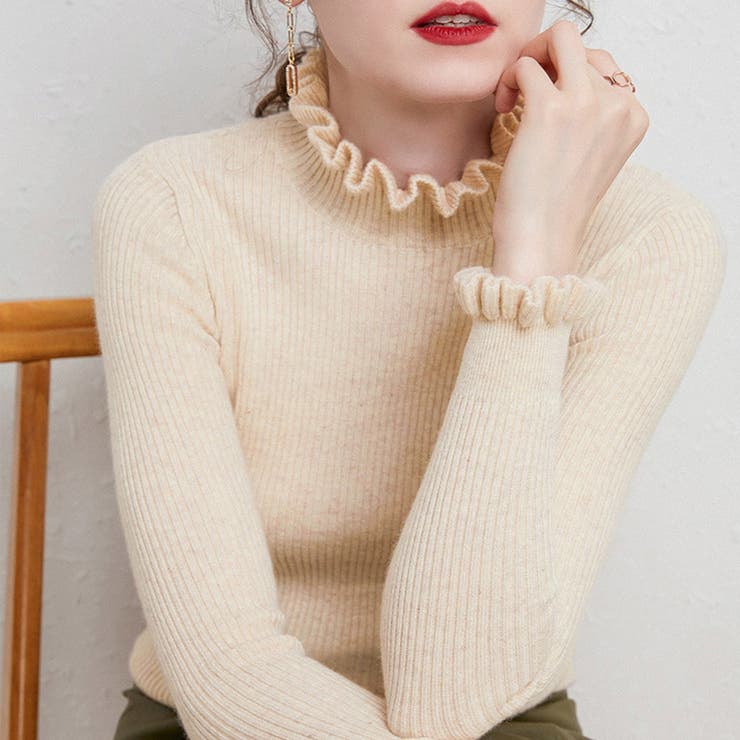 エクリュ | リブニット トップス 全7色 | teddyshop