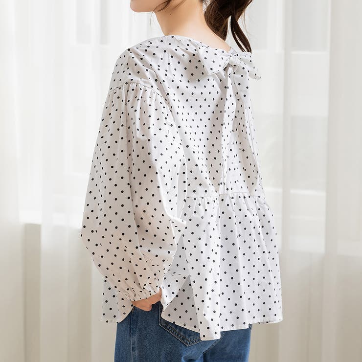 ドット | 「頼れる1軍ブラウス」ブラウス 長袖 レディース | teddyshop