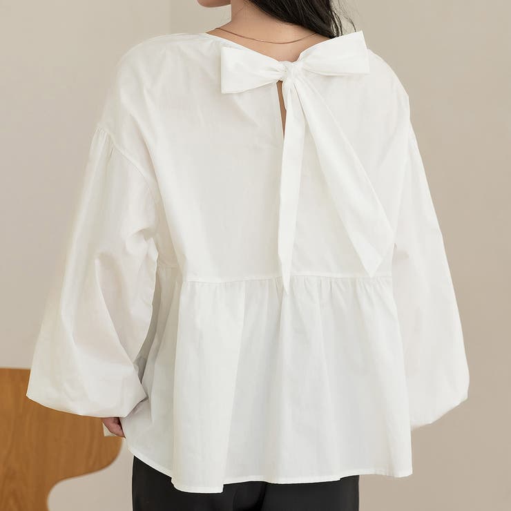 ホワイト | 「頼れる1軍ブラウス」ブラウス 長袖 レディース | teddyshop