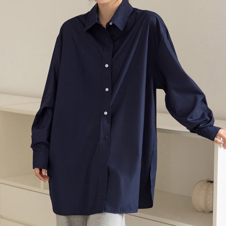 ネイビー | シャツ レディース 全4色 | teddyshop