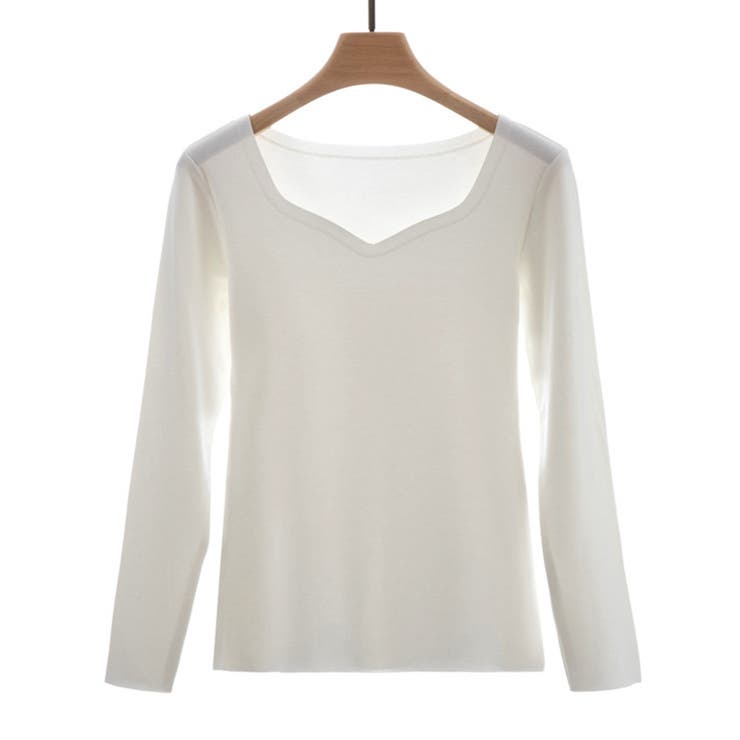 B：ホワイト | インナー シャツ 全12色 | teddyshop