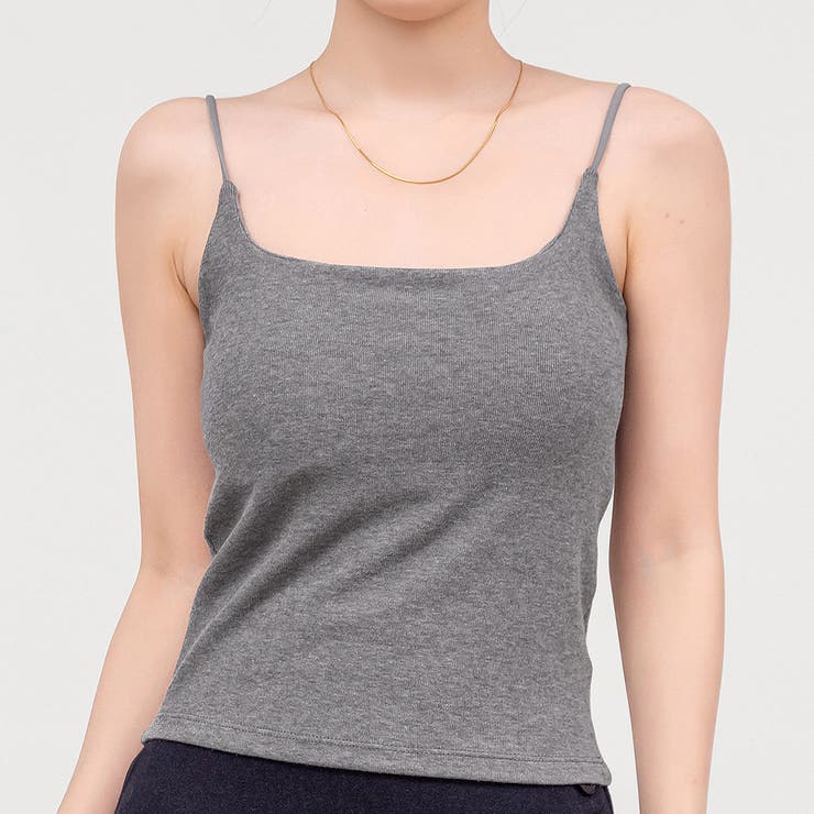 グレー | キャミソール カップ付き 全5色 | teddyshop