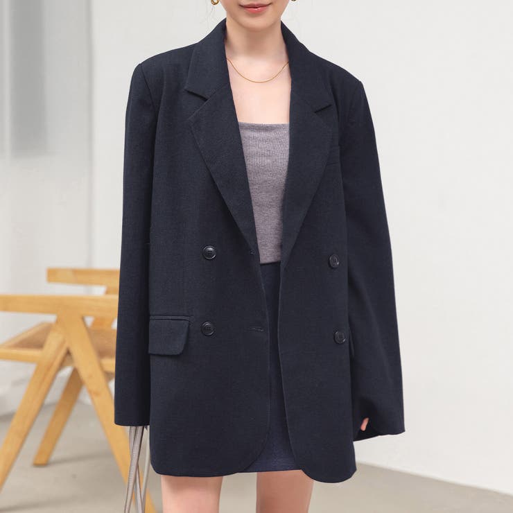 ダークネイビー | テーラードジャケット 長袖 全3色 | teddyshop