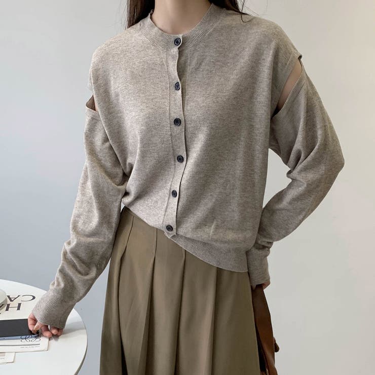 ベージュ | カーディガン ニット 全3色 | teddyshop