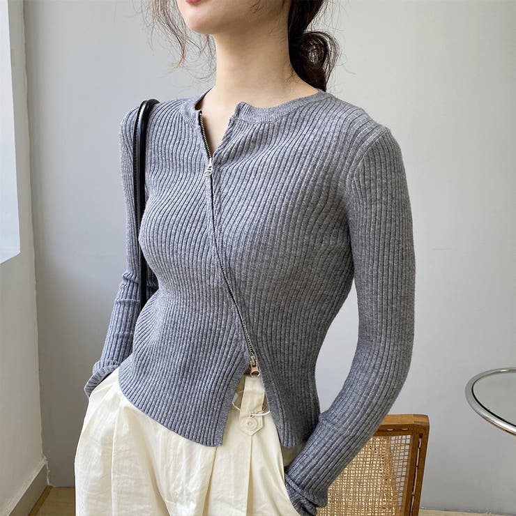 グレー | ニット トップス 全2色 | teddyshop