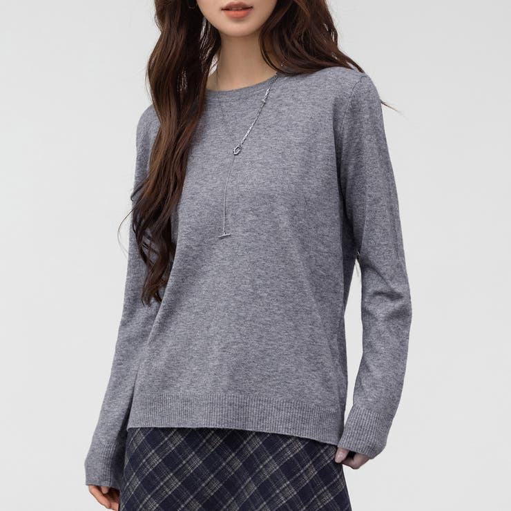 グレー | ニット トップス 全7色 | teddyshop