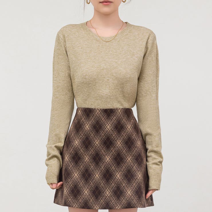 サンドベージュ | ニット トップス 全7色 | teddyshop