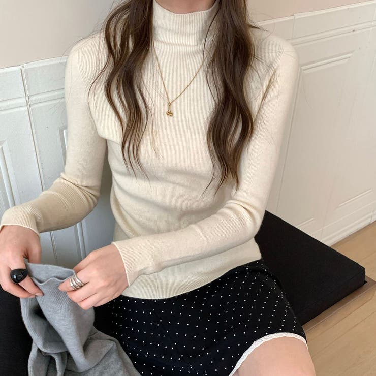 アイボリー | ニット レディース 全6色 | teddyshop