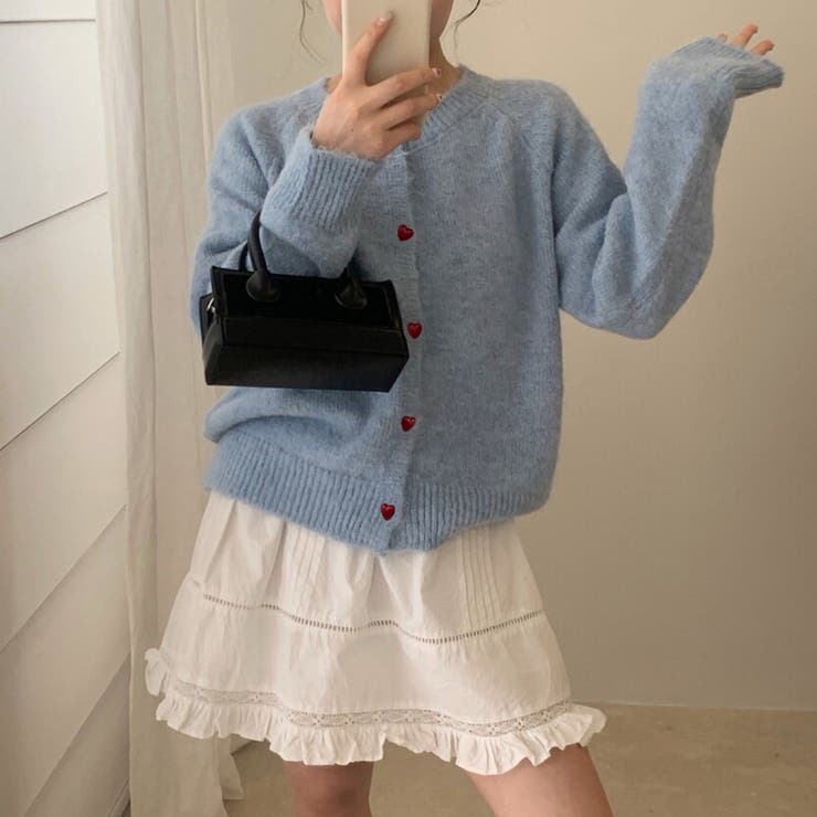 ブルー | カーディガン ニット 全4色 | teddyshop