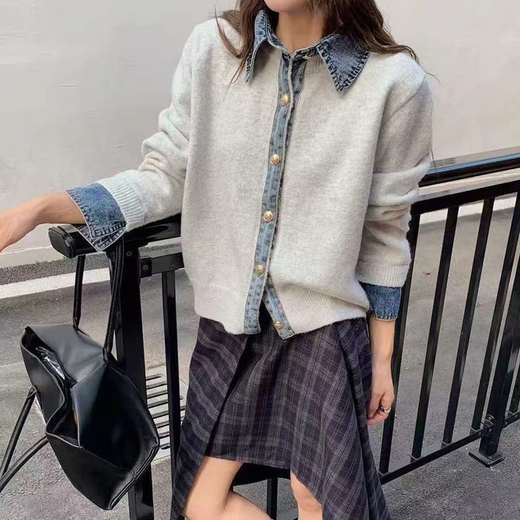 オフホワイト | カーディガン ニット 全4色 | teddyshop