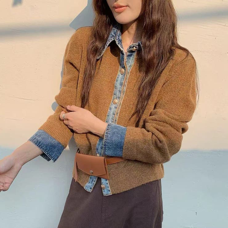 ブラウン | カーディガン ニット 全4色 | teddyshop