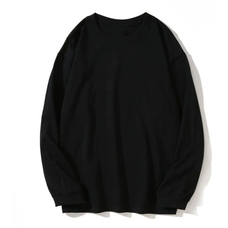 ブラック | 「しっかりお尻まで隠す！」Tシャツ ロング カットソー | teddyshop