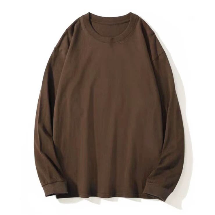 ブラウン | 「しっかりお尻まで隠す！」Tシャツ ロング カットソー | teddyshop