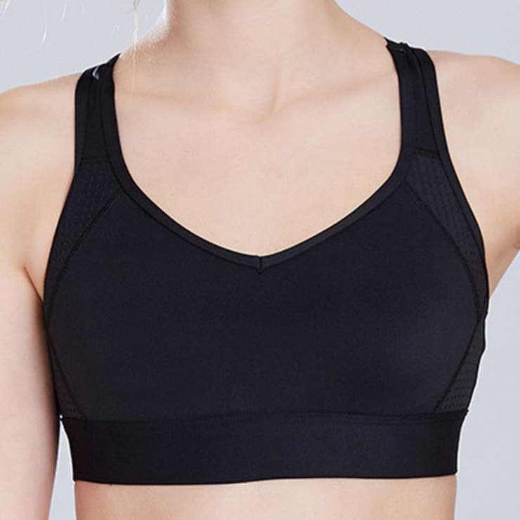 ブラック | スポーツブラ ブラジャー ブラトップ | teddyshop