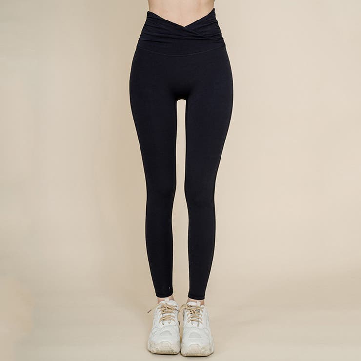 ブラック | ヨガパンツ レギンス ハイウエスト | teddyshop