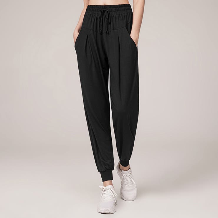 ブラック | ヨガウェア ヨガパンツ ジョガーパンツ | teddyshop