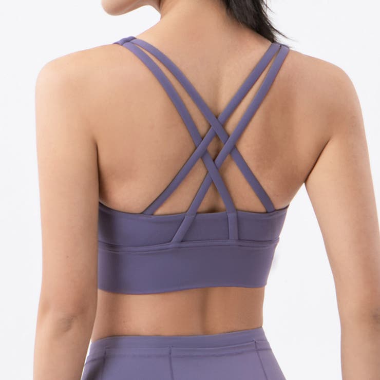 パープル | ヨガ ブラトップ ヨガウェア | teddyshop
