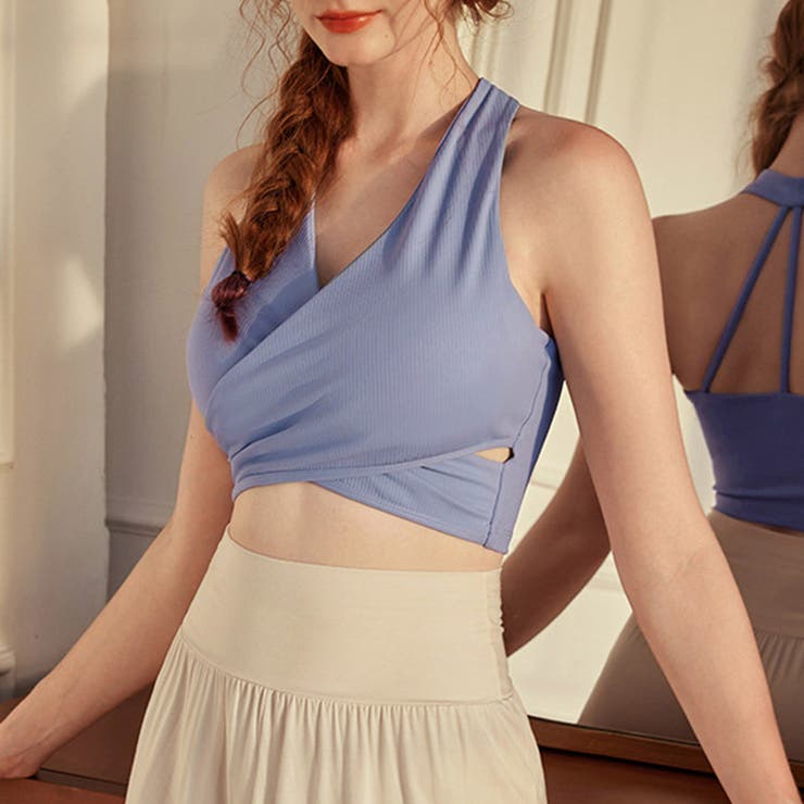 サックス | ヨガウェア レディース ブラトップ | teddyshop