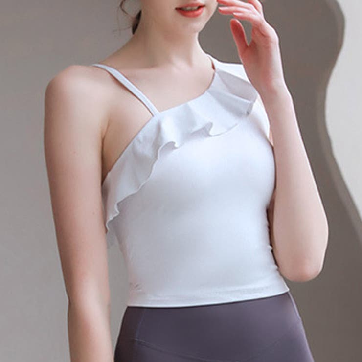 ホワイト | ヨガウェア ブラトップ 全5色 | teddyshop