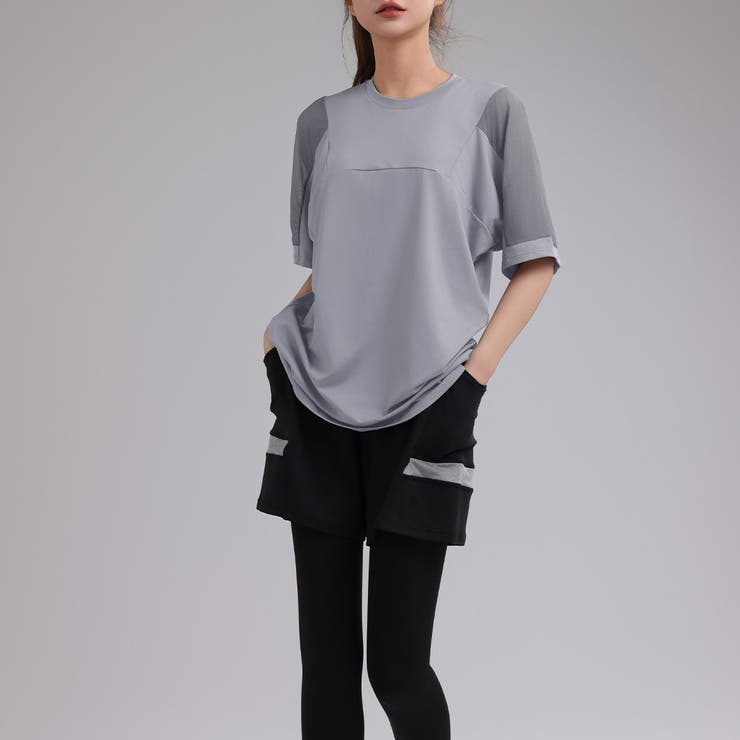 グレー | ヨガ ウェア 全3色 | teddyshop